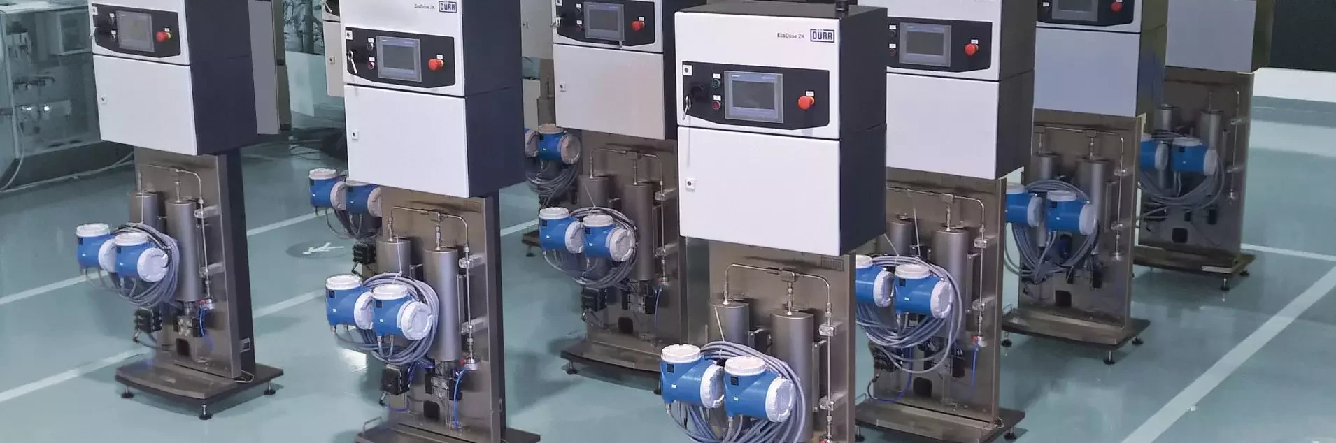 2k material dosing and application by Dürr